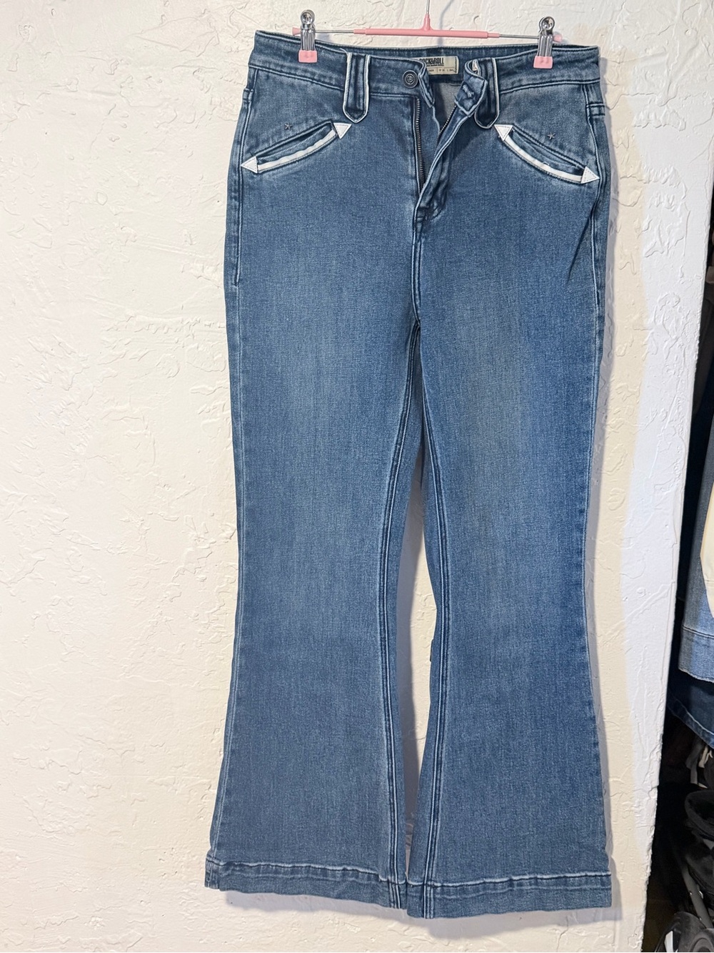 Rock & Roll Cowgirl Blue Flare Jeans